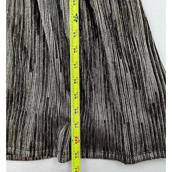 Michael Kors Dress Size XS Metallic Empire Waist V Neck Party Office Gold Event‌ - Picture 8 of 8